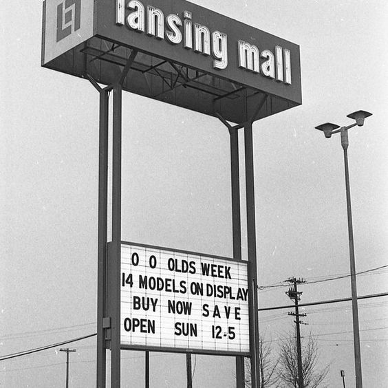 Lansing Mall - Vintage Sign